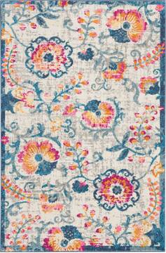 Nourison Passion Beige Rectangle 4x6 ft Polypropylene Carpet 114491