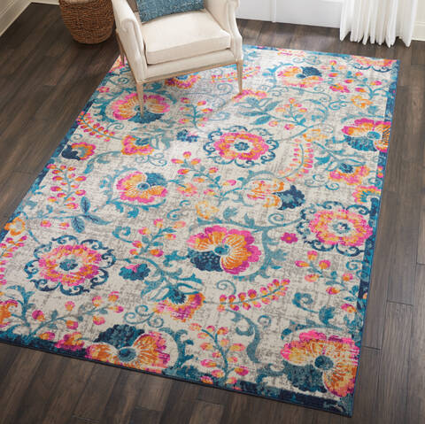 Nourison Passion Beige 67 X 96 Area Rug 805-114493 Image 4
