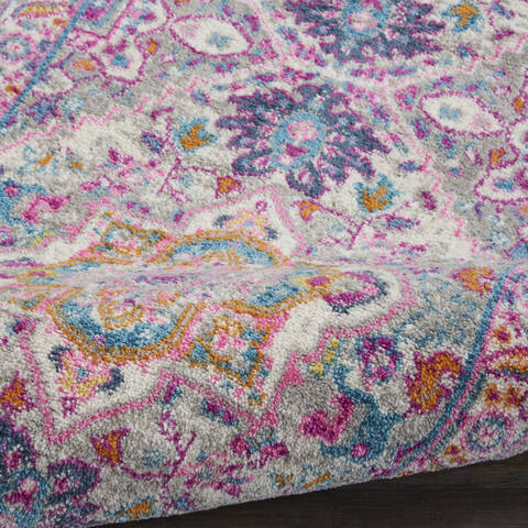 Nourison Passion Grey Runner 110 X 60 Area Rug 805-114496 Image 2