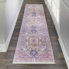 Nourison Passion Grey Runner 110 X 60 Area Rug 805-114496 Thumb 3