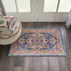 Nourison Passion Blue 110 X 210 Area Rug  805-114499 Thumb 3