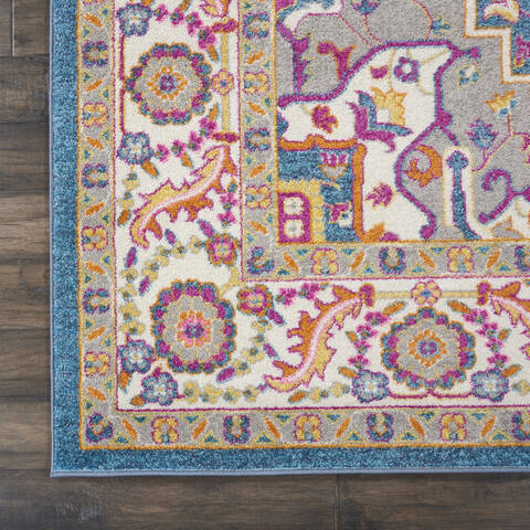 Nourison Passion Blue 80 X 100 Area Rug 805-114502 Image 1