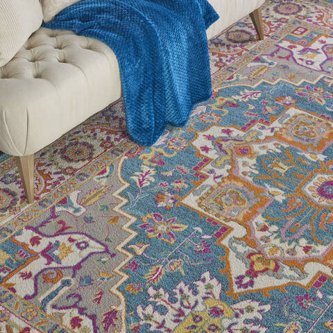 Nourison Passion Blue 80 X 100 Area Rug 805-114502 Image 4