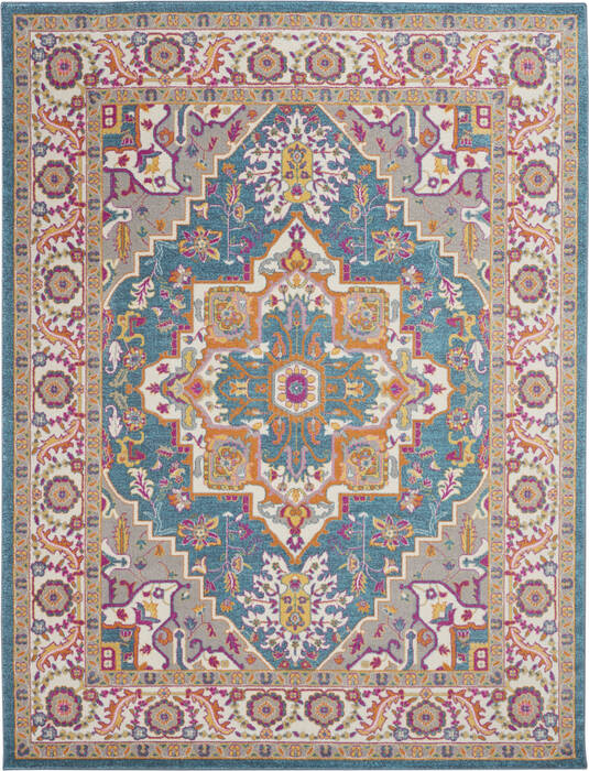 Nourison Passion Blue 80 X 100 Area Rug 805-114502 Image 0