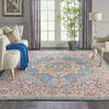 Nourison Passion Blue 80 X 100 Area Rug  805-114502 Thumb 3