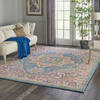 Nourison Passion Blue 80 X 100 Area Rug  805-114502 Thumb 5