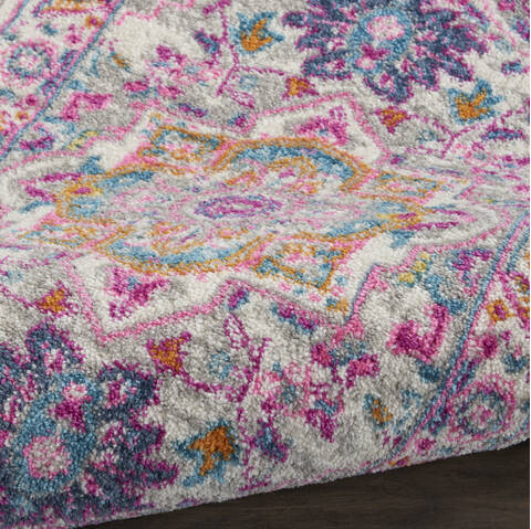 Nourison Passion Grey 110 X 210 Area Rug 805-114504 Image 2