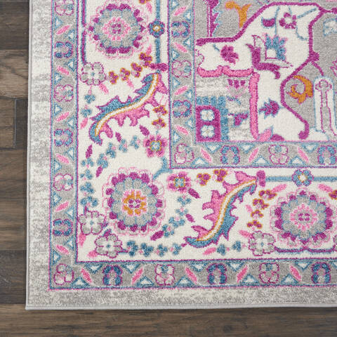 Nourison Passion Grey 67 X 96 Area Rug 805-114508 Image 1