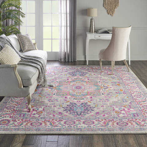 Nourison Passion Grey 67 X 96 Area Rug 805-114508 Image 3