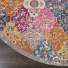 Nourison Passion Multicolor Round 40 X 40 Area Rug  805-114513 Thumb 1