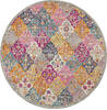 Nourison Passion Multicolor Round 40 X 40 Area Rug 805-114513 Thumb 0