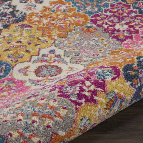 Nourison Passion Multicolor Round 80 X 80 Area Rug 805-114515 Image 2