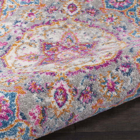 Nourison Passion Grey 110 X 210 Area Rug 805-114518 Image 2