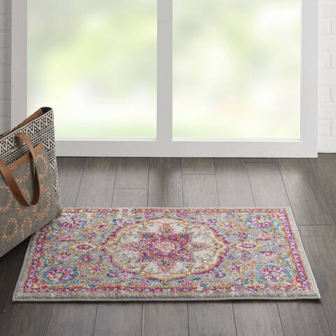 Nourison Passion Grey 110 X 210 Area Rug 805-114518 Image 3