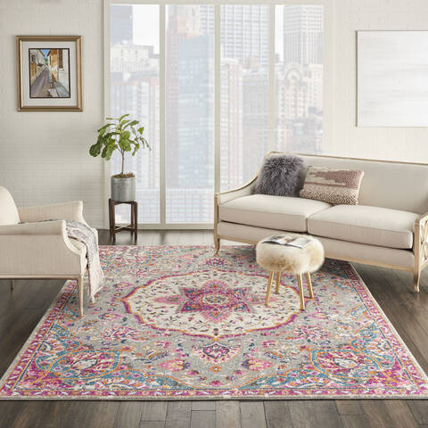 Nourison Passion Grey 67 X 96 Area Rug 805-114519 Image 3