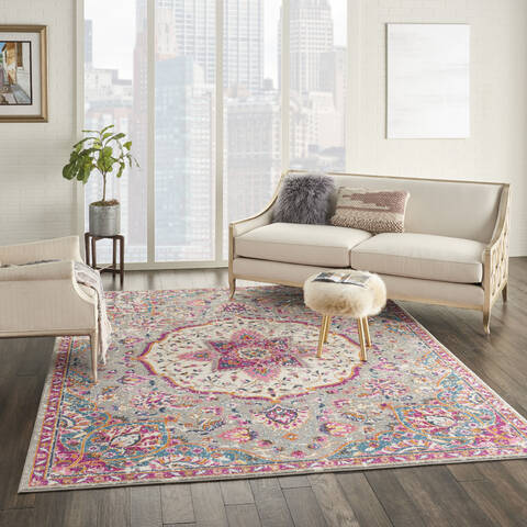 Nourison Passion Grey 67 X 96 Area Rug 805-114519 Image 5