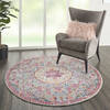 Nourison Passion Grey Round 40 X 40 Area Rug  805-114522 Thumb 5