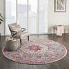 Nourison Passion Grey Round 80 X 80 Area Rug  805-114524 Thumb 5