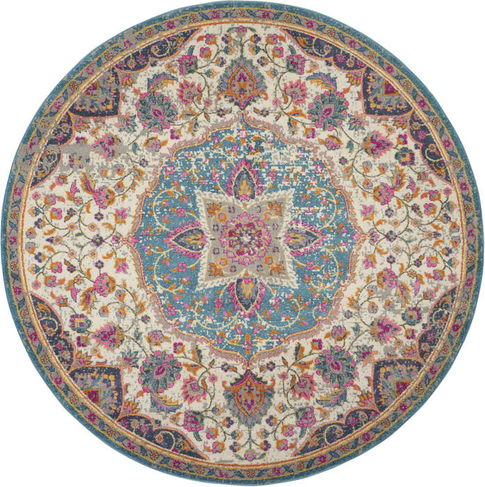 Nourison Passion Beige Round 40 X 40 Area Rug 805-114529 Image 0