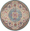 nourison_passion_collection_white_round_area_rug_114529