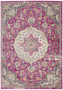 Nourison Passion Purple Rectangle 7x10 ft Polypropylene Carpet 114533