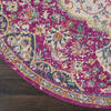 Nourison Passion Purple Round 53 X 53 Area Rug  805-114537 Thumb 1