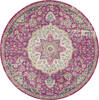 Nourison Passion Purple Round 53 X 53 Area Rug 805-114537 Thumb 0