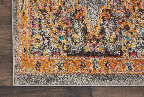 Nourison Passionate Grey Runner 22 X 76 Area Rug 805-114548 Image 1