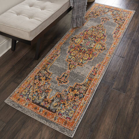 Nourison Passionate Grey Runner 22 X 76 Area Rug 805-114548 Image 3
