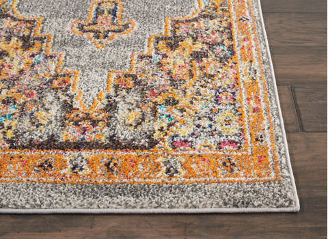 Nourison Passionate Grey Runner 22 X 76 Area Rug 805-114548 Image 4