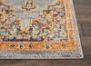 Nourison Passionate Grey Runner 22 X 76 Area Rug 805-114548 Thumb 4