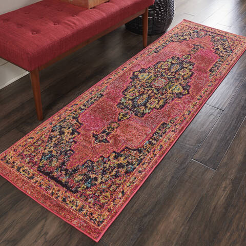 Nourison Passionate Purple Runner 22 X 76 Area Rug 805-114549 Image 3