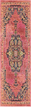 Nourison Passionate Purple Runner 2'2" X 7'6" Area Rug  805-114549