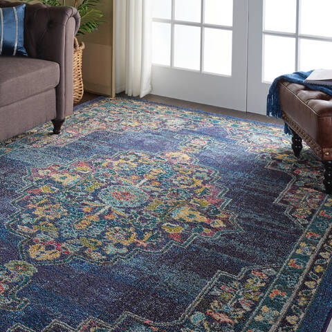 Nourison Passionate Blue 67 X 96 Area Rug 805-114553 Image 4