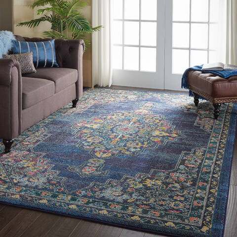 Nourison Passionate Blue 67 X 96 Area Rug 805-114553 Image 6