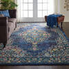 Nourison Passionate Blue 67 X 96 Area Rug  805-114553 Thumb 3