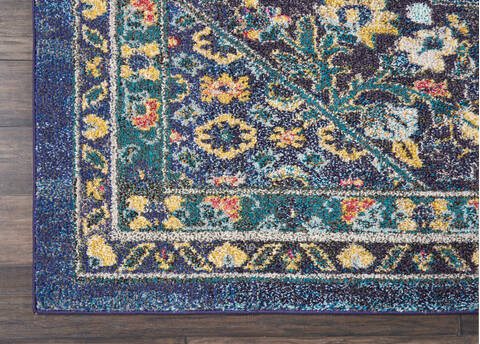 Nourison Passionate Blue 710 X 100 Area Rug 805-114554 Image 1
