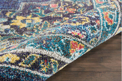 Nourison Passionate Blue 710 X 100 Area Rug 805-114554 Image 2