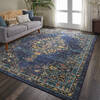 Nourison Passionate Blue 710 X 100 Area Rug  805-114554 Thumb 6