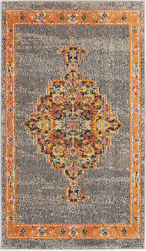 Nourison Passionate Grey 2'2" X 3'9" Area Rug  805-114558