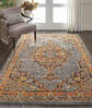 Nourison Passionate Grey 53 X 73 Area Rug  805-114560 Thumb 3