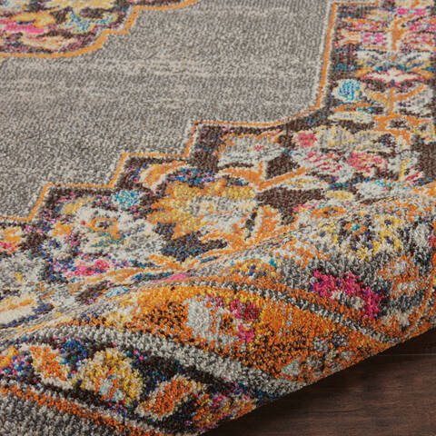 Nourison Passionate Grey 67 X 96 Area Rug 805-114561 Image 2