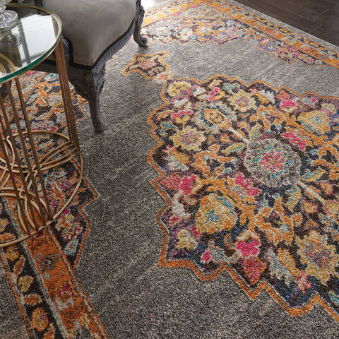Nourison Passionate Grey 67 X 96 Area Rug 805-114561 Image 4