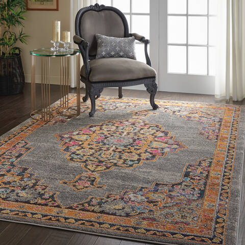 Nourison Passionate Grey 67 X 96 Area Rug 805-114561 Image 6