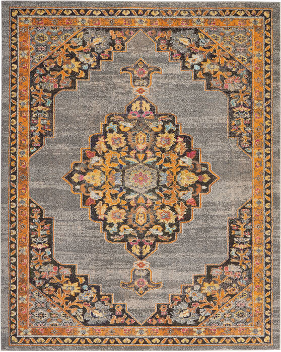 Nourison Passionate Grey 710 X 100 Area Rug 805-114562 Image 0
