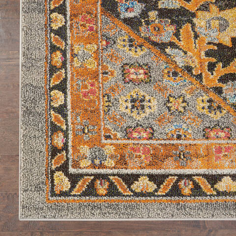 Nourison Passionate Grey 89 X 119 Area Rug 805-114563 Image 1