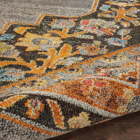 Nourison Passionate Grey 89 X 119 Area Rug 805-114563 Image 2