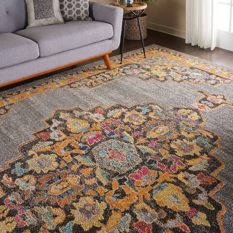 Nourison Passionate Grey 89 X 119 Area Rug 805-114563 Image 4