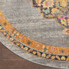 Nourison Passionate Grey Round 710 X 710 Area Rug 805-114565 Thumb 1