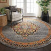 Nourison Passionate Grey Round 710 X 710 Area Rug 805-114565 Thumb 3